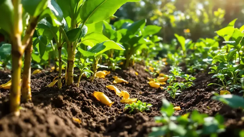 De verbluffende resultaten van Duitse tuiniers die bananenschillen in hun tuin begraven