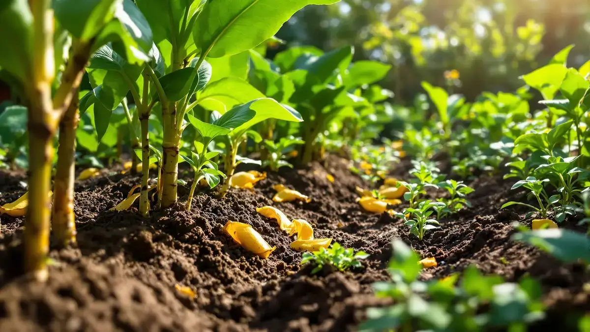 De verbluffende resultaten van Duitse tuiniers die bananenschillen in hun tuin begraven
