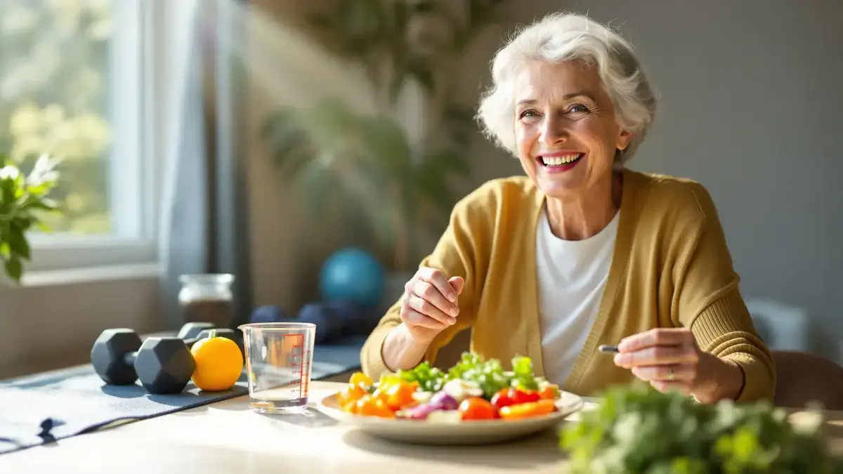 Een vrouw van in de zeventig vertelt hoe ze 30 kilo verloor zonder een streng dieet te volgen.